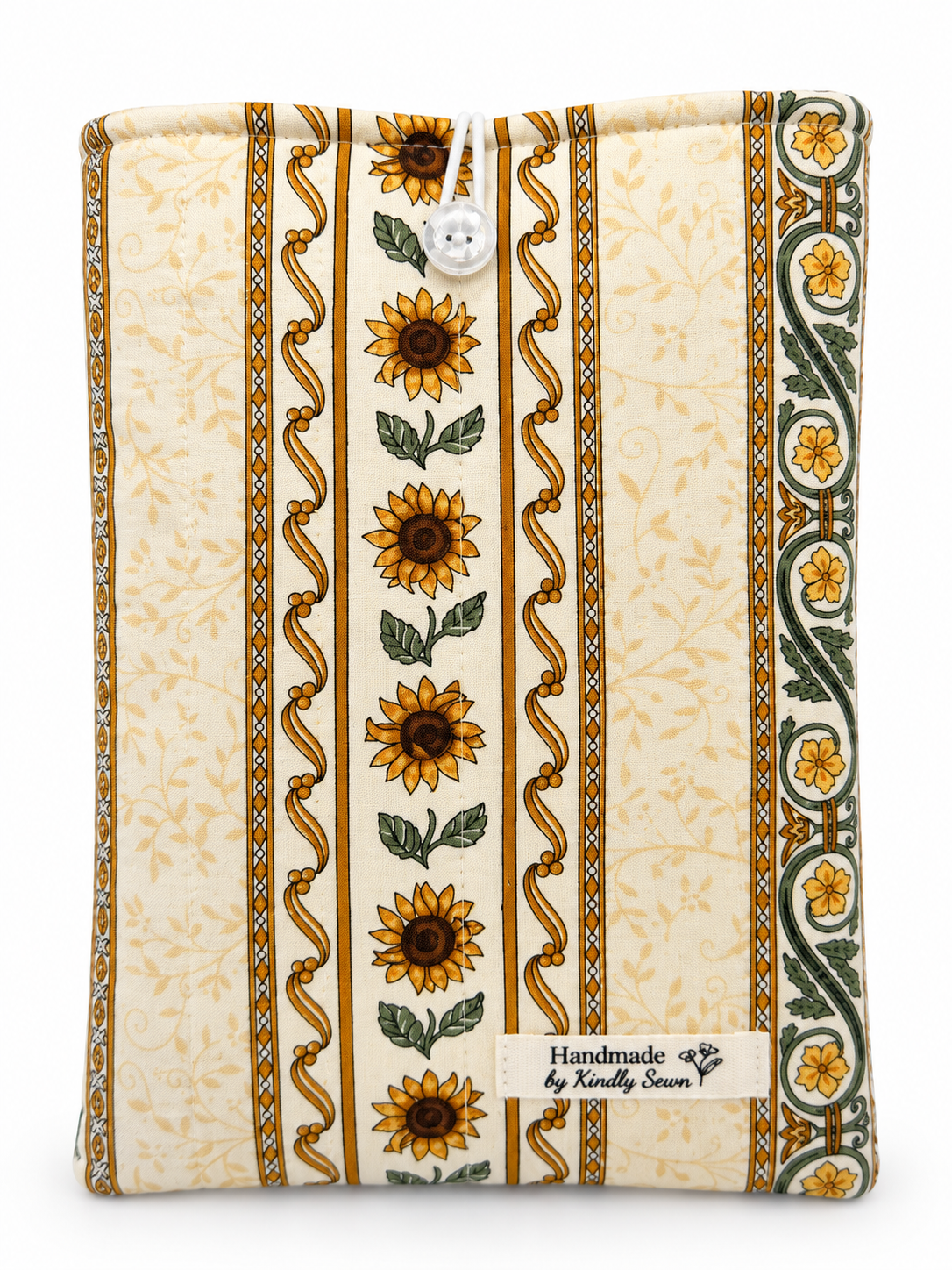 Vintage Sunflower Book/Kindle Sleeve