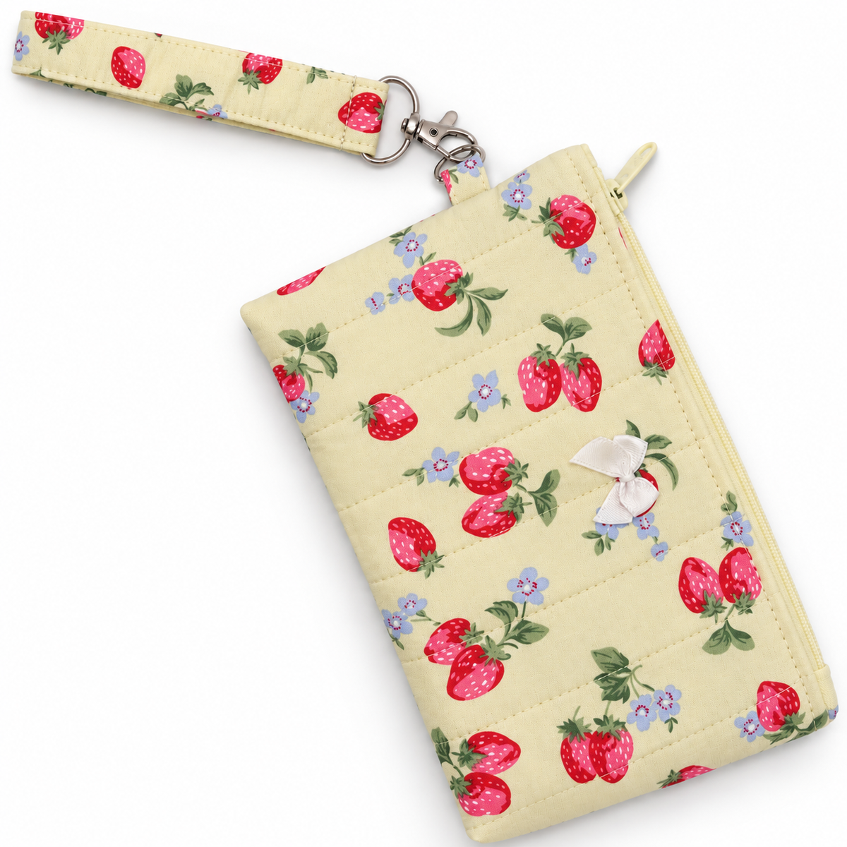 Strawberry Picnic Zipper Pouch