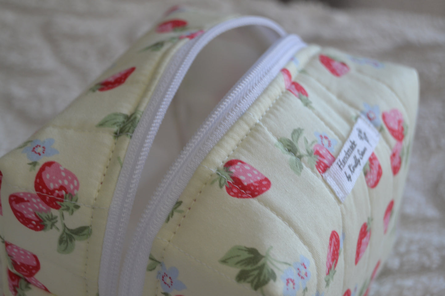 The Yellow Strawberry Picnic Boxy Bag | Mini