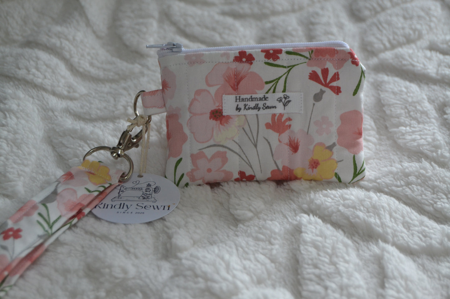 The Blush Meadow Keychain Wallet