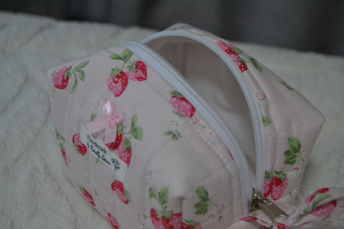 The Pink Strawberry Picnic Boxy Bag | Mini