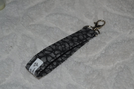 The Midnight Floral Keychain