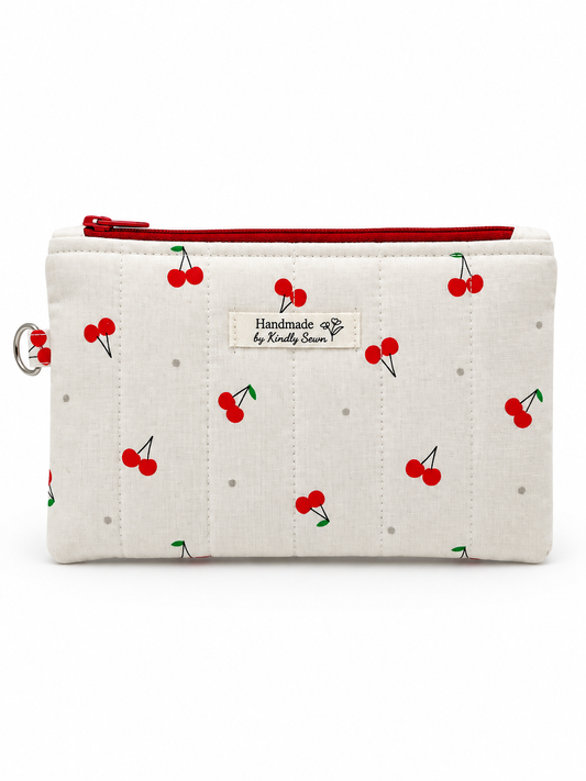 Kindly Cherry Zipper Pouch