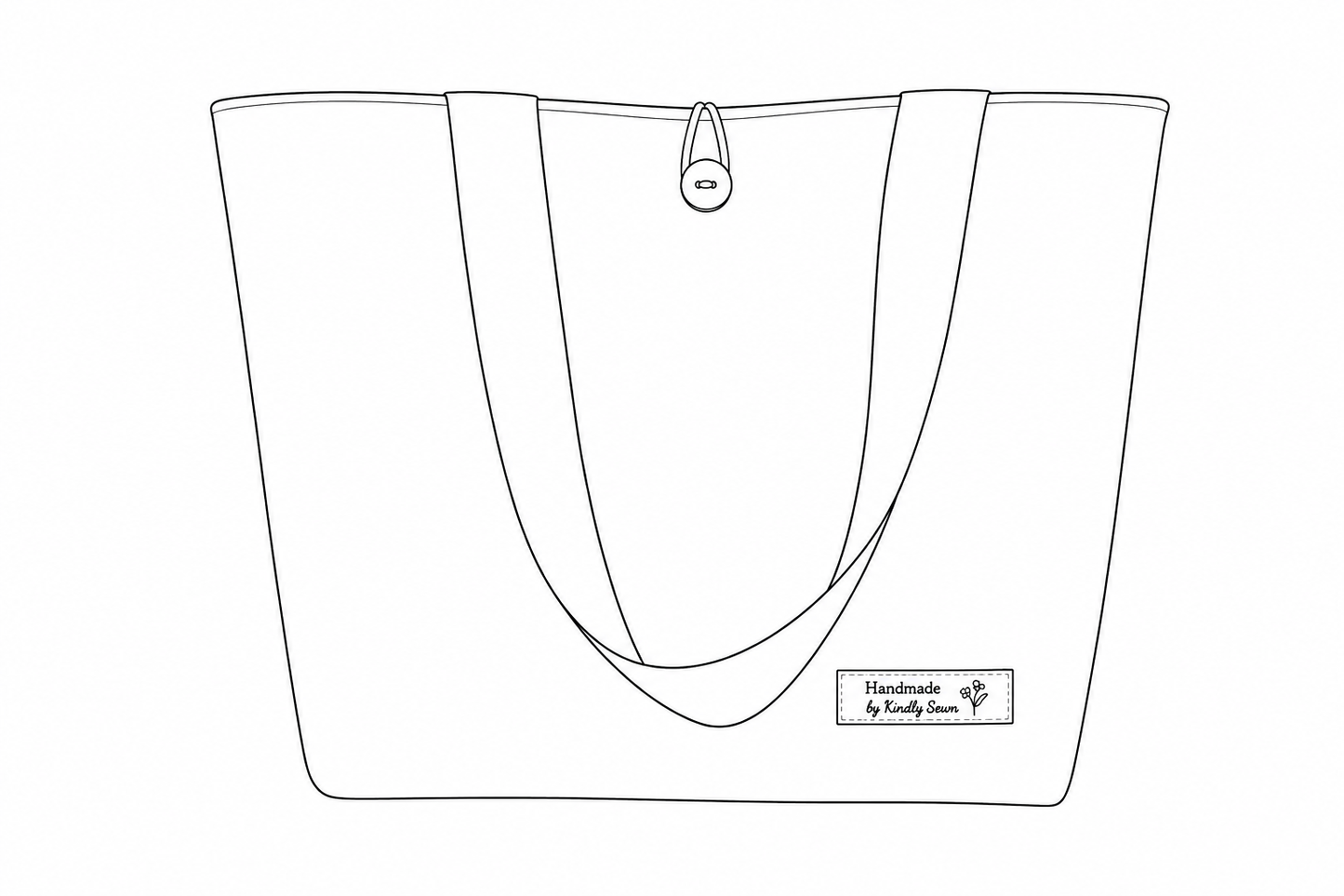 Pick-a-fabric Mini Book Tote