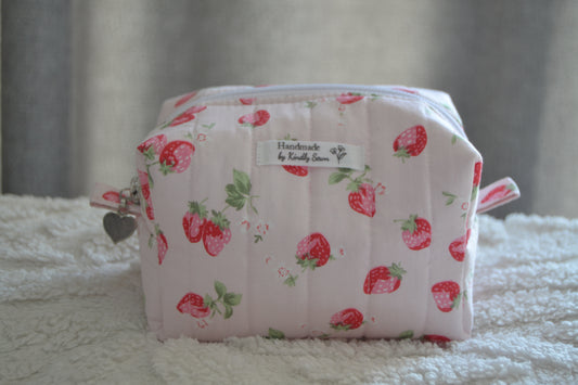 The Pink Strawberry Picnic Boxy Bag | Mini