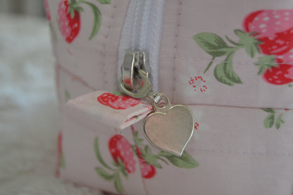 The Pink Strawberry Picnic Boxy Bag | Mini