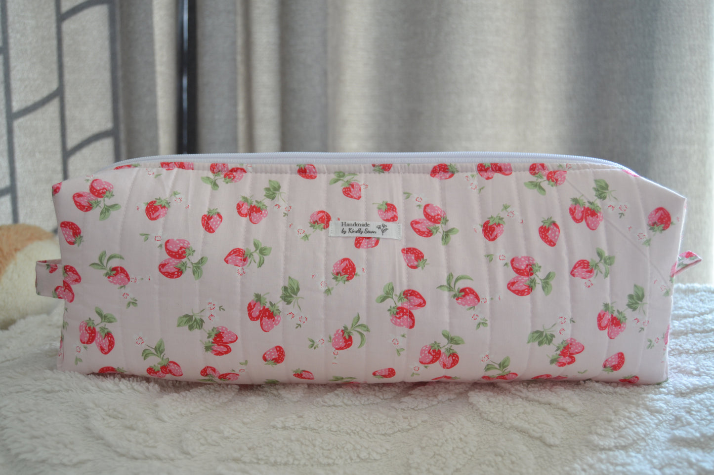 The Pink Strawberry Picnic Hot Tools Bag