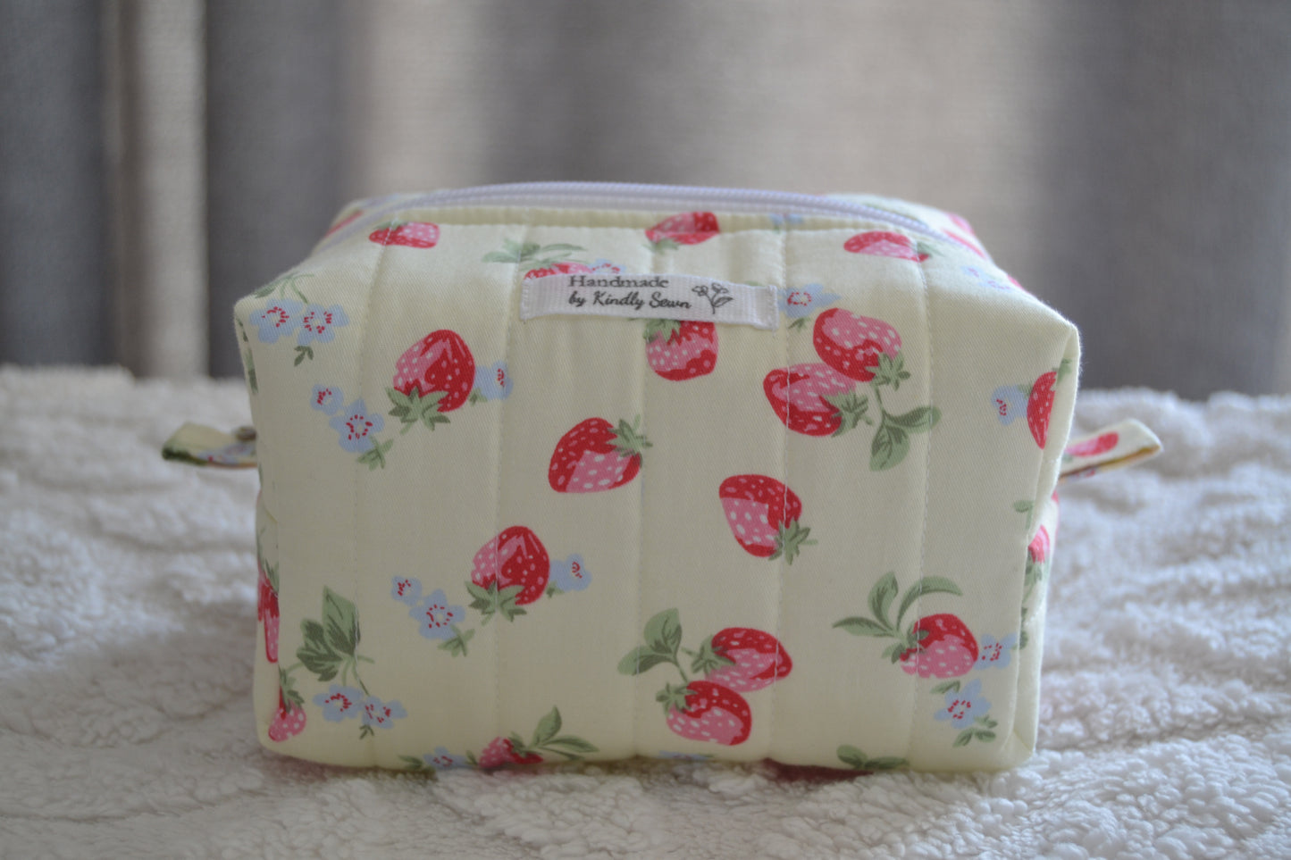 The Yellow Strawberry Picnic Boxy Bag | Mini