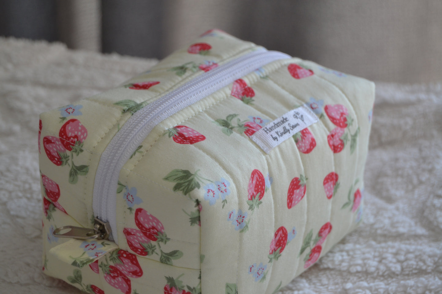 The Yellow Strawberry Picnic Boxy Bag | Mini