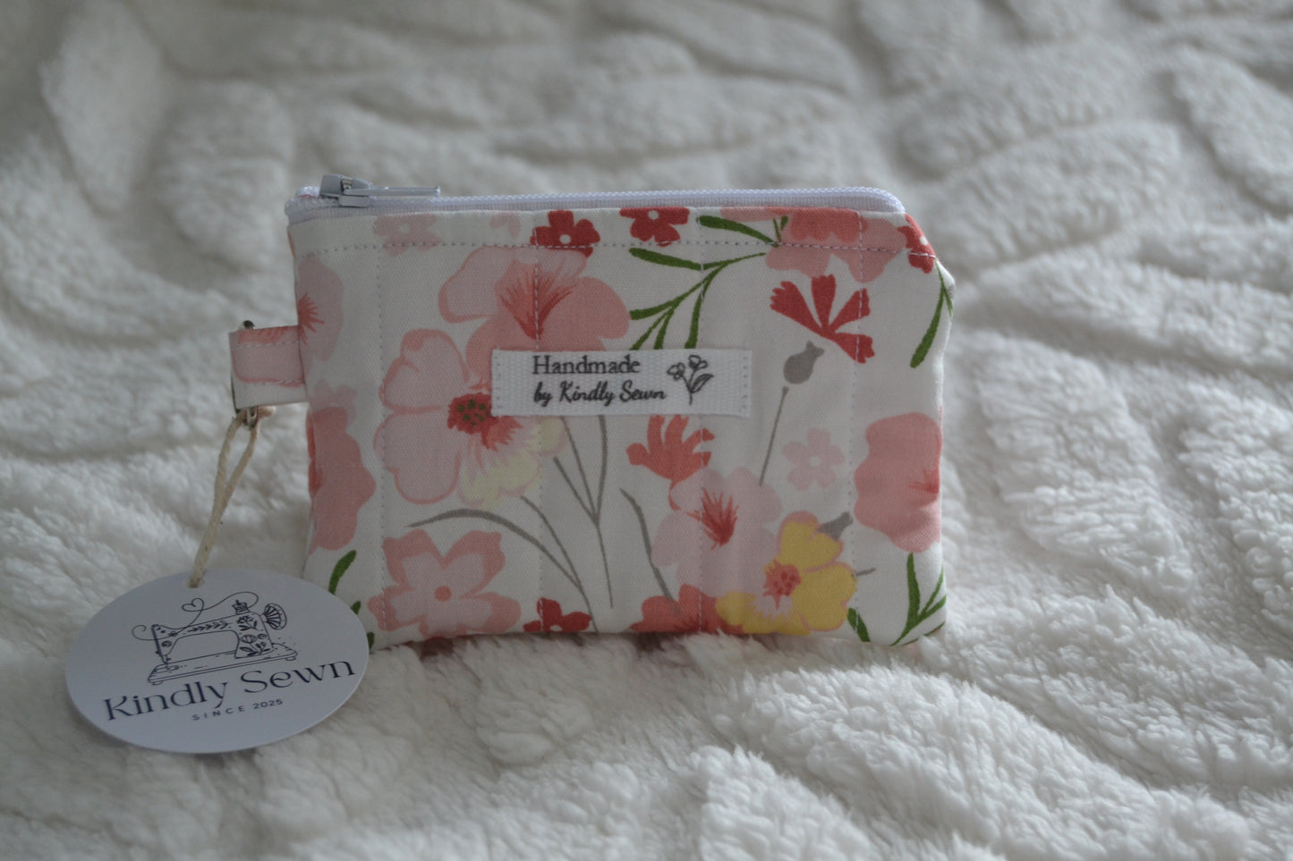 The Blush Meadow Keychain Wallet