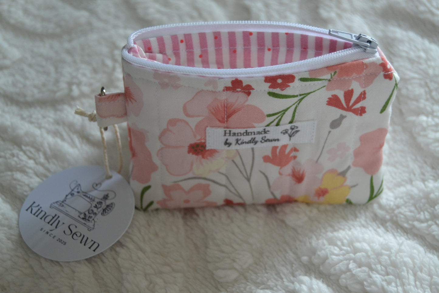 The Blush Meadow Keychain Wallet