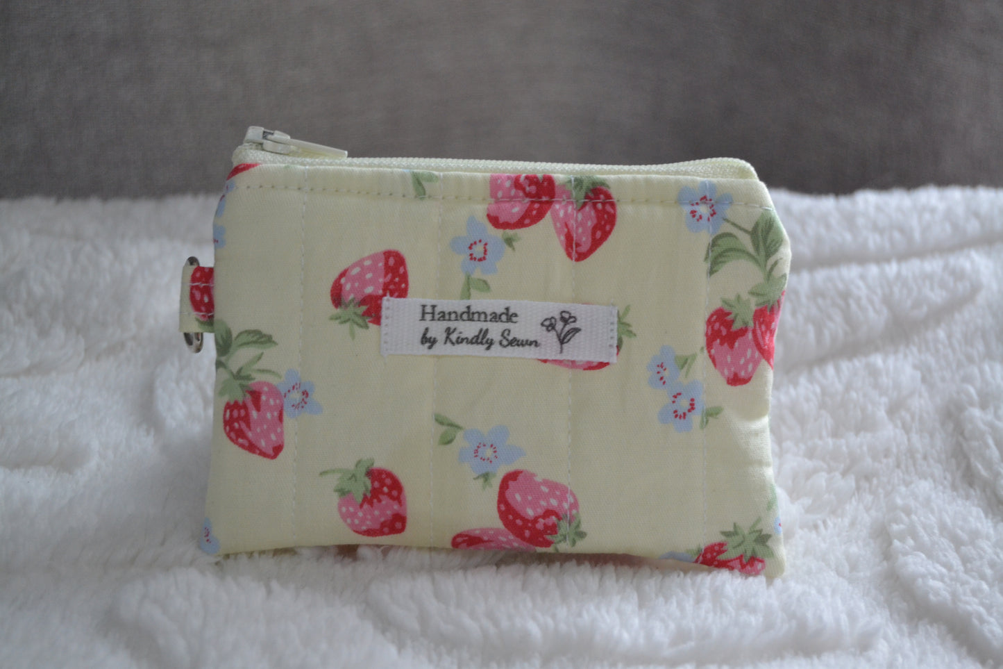 The Strawberry Picnic Keychain Wallet