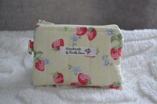 The Strawberry Picnic Keychain Wallet