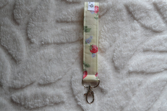 The Strawberry Picnic Keychain