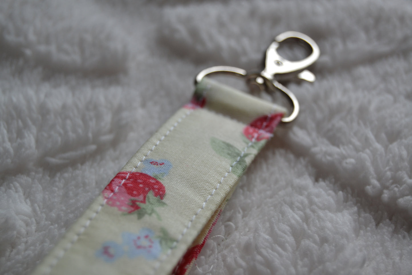 The Strawberry Picnic Keychain