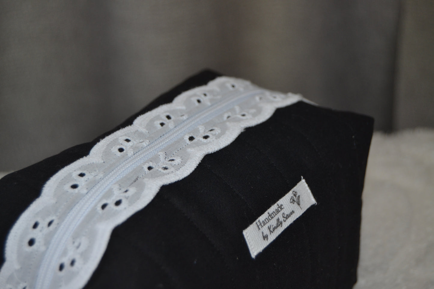 The Laced in Midnight Boxy Bag | Midi