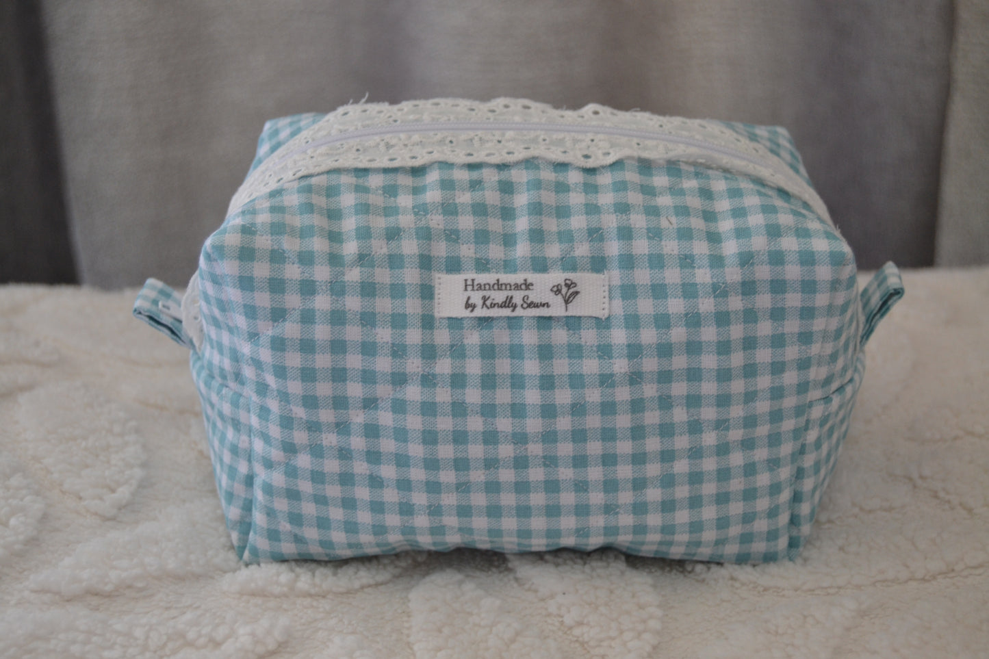 The Laced in Blue Boxy Bag | Midi