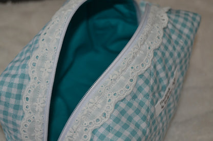 The Laced in Blue Boxy Bag | Midi