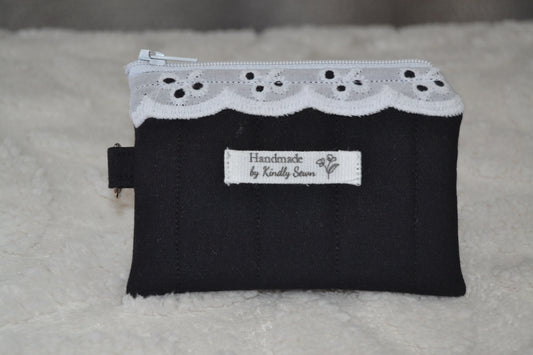 The Laced in Midnight Keychain Wallet