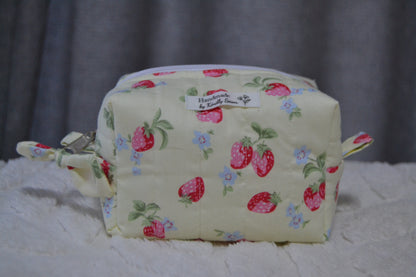 The Yellow Strawberry Picnic Boxy Bag | Mini