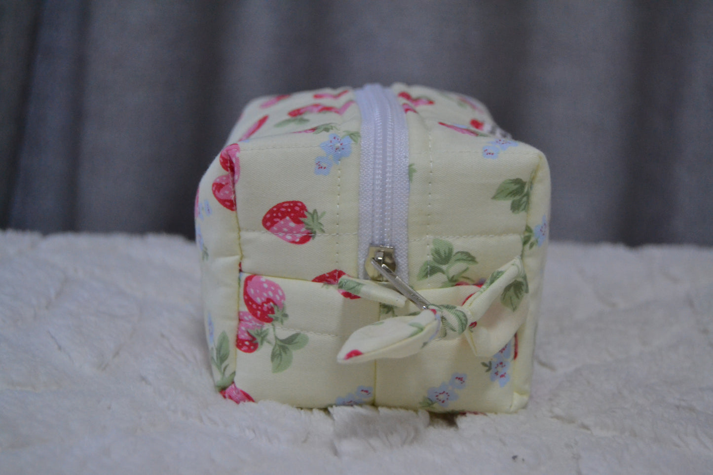 The Yellow Strawberry Picnic Boxy Bag | Mini