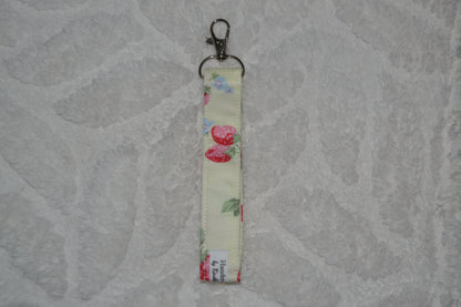 The Yellow Strawberry Picnic Keychain