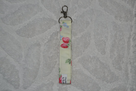 The Yellow Strawberry Picnic Keychain
