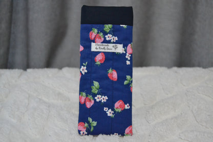 The Navy Strawberry Glass Sleeve