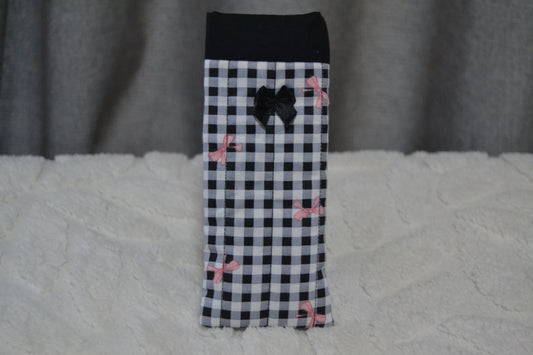 The Playful Plaid Glass Sleeve