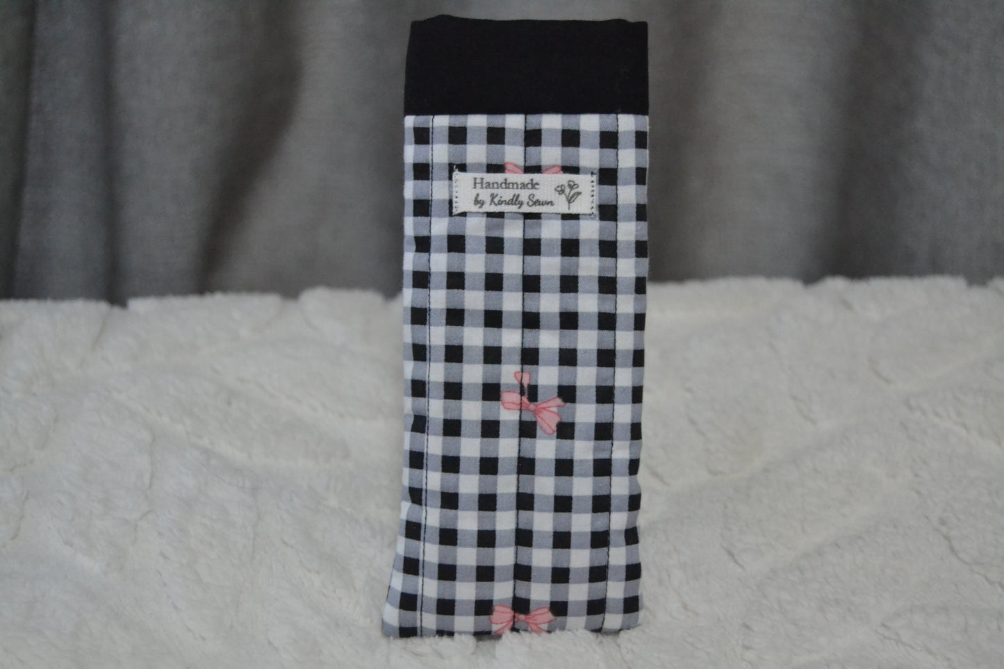 The Playful Plaid Glass Sleeve