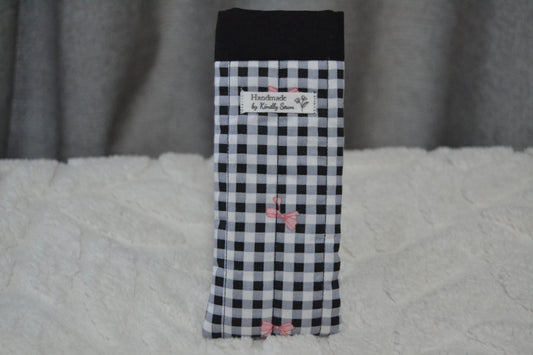 The Playful Plaid Glass Sleeve