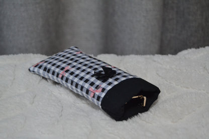 The Playful Plaid Glass Sleeve